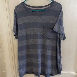 Calvin Klein Performance Striped Pocket Tee